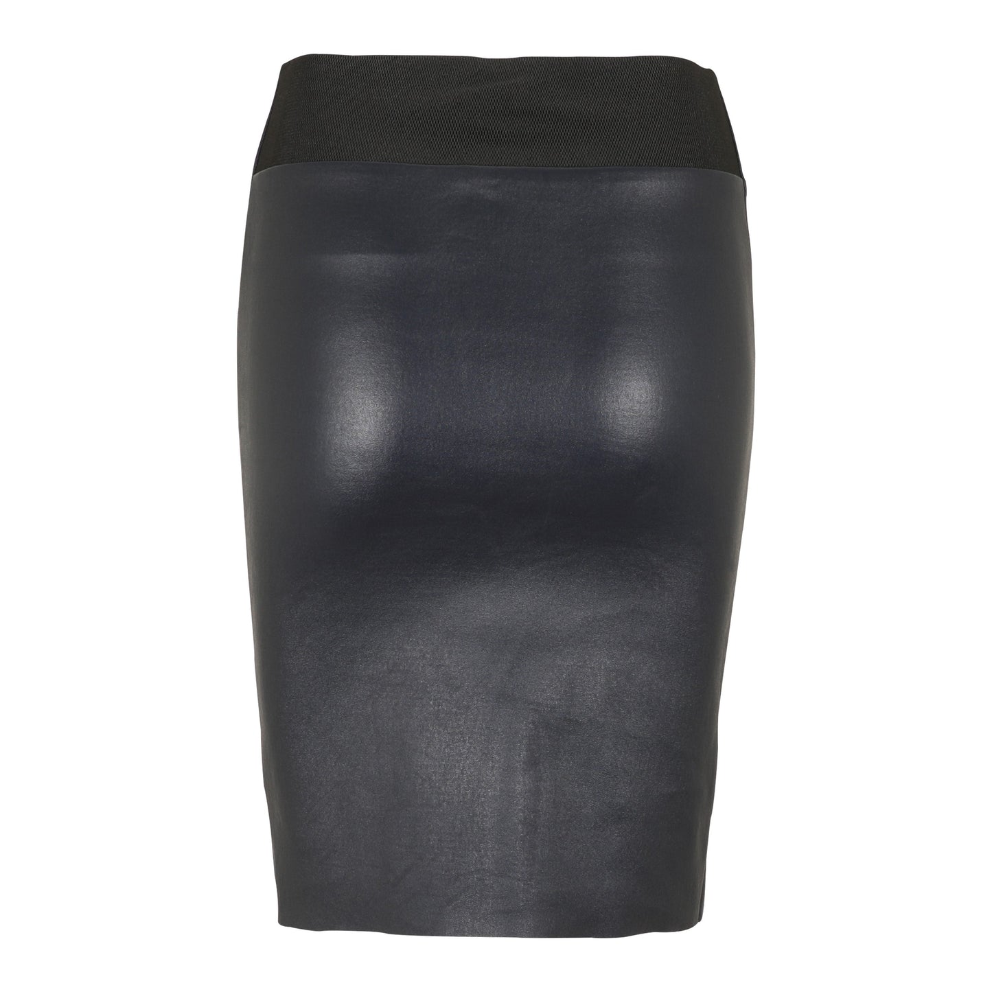 Leather skirts - cognac