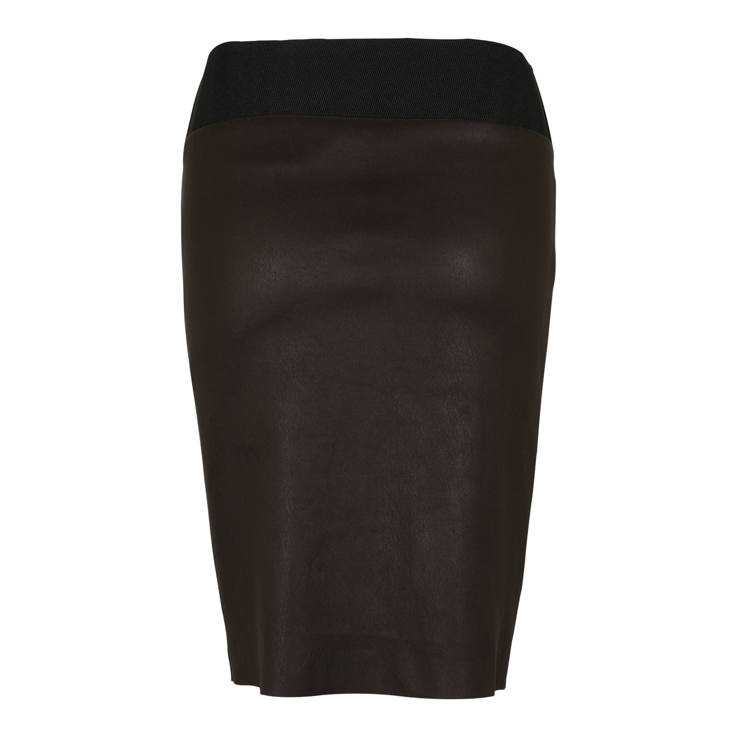 Leather skirts - dark grey