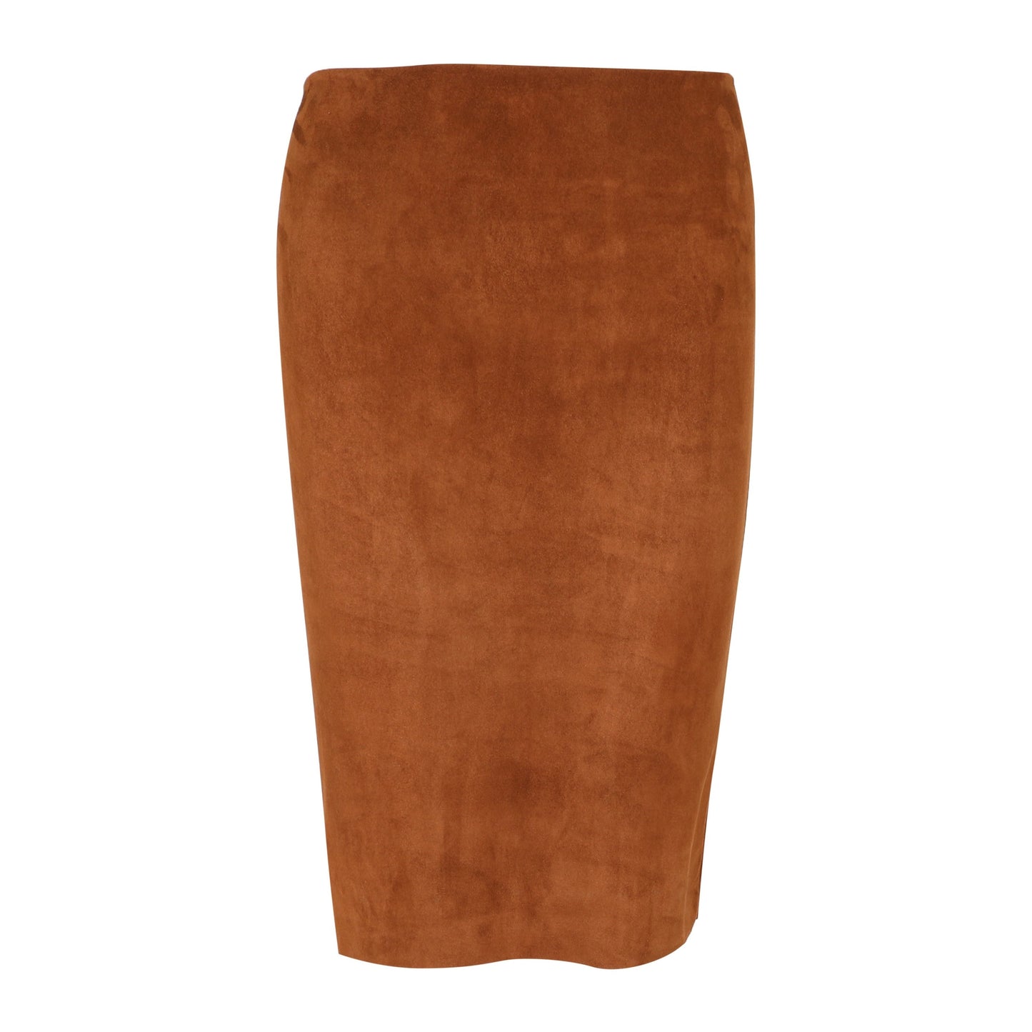 Leather skirts - dark brown - suede