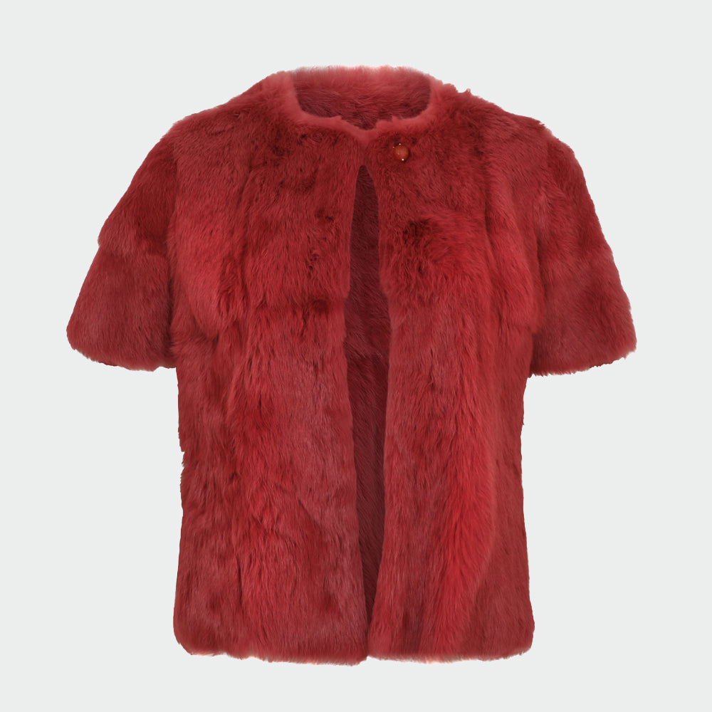 Rabbit jacket - red