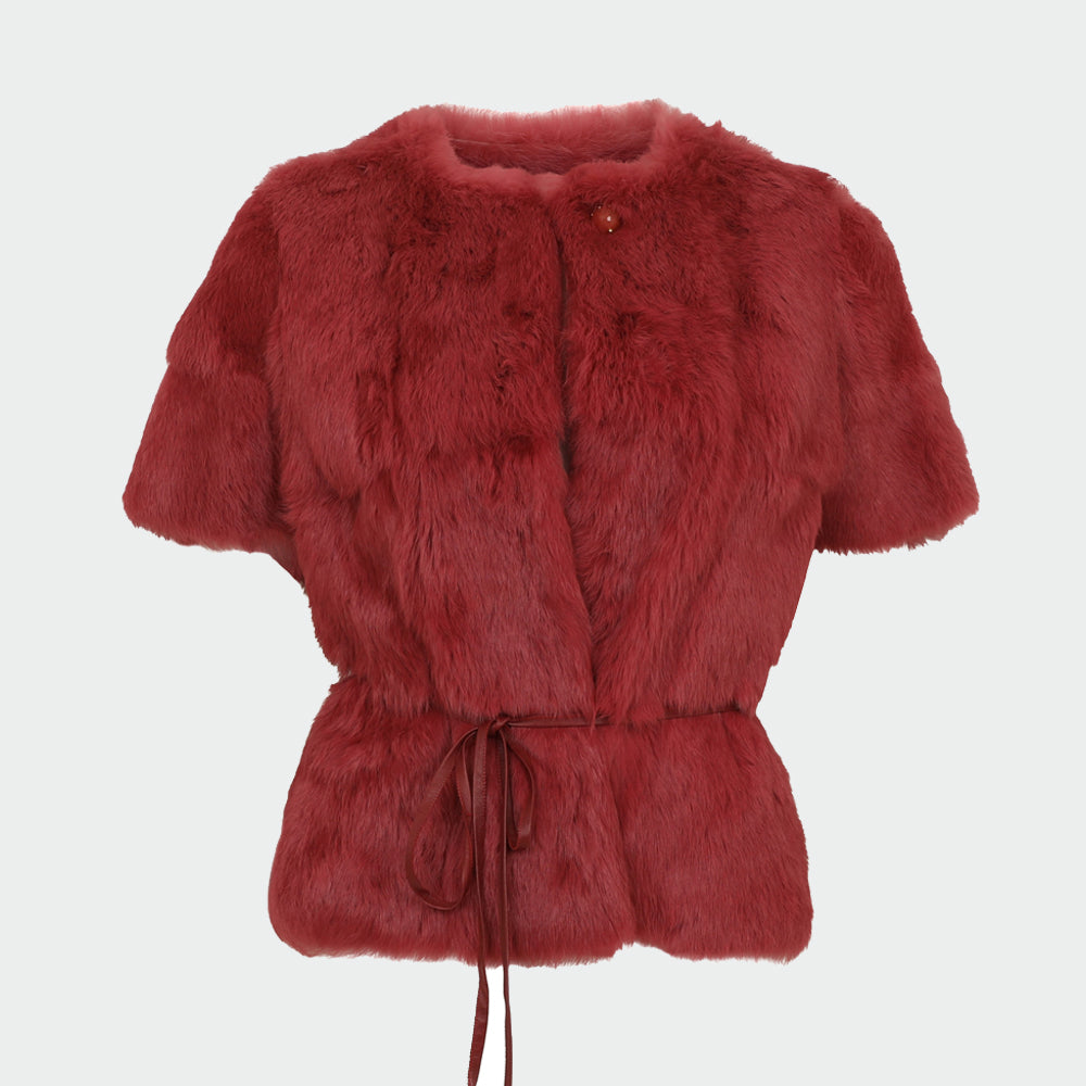 Rabbit jacket - red