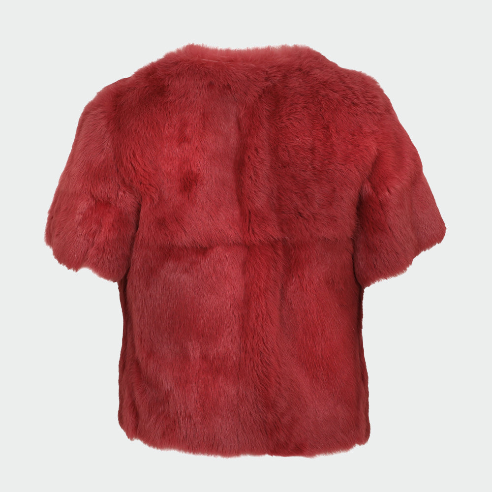 Rabbit jacket - red