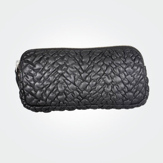 Antiradiation Leather Pouch - black