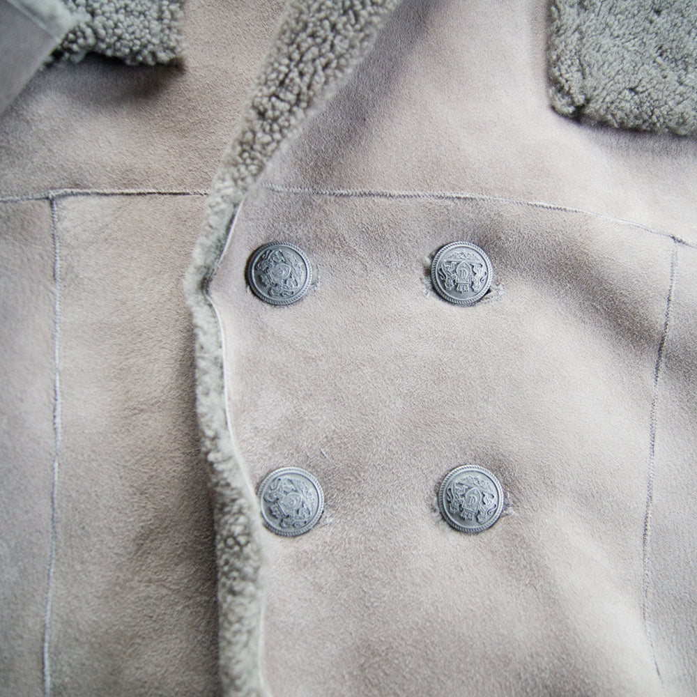 Shearling coat - merino - moon and other colors