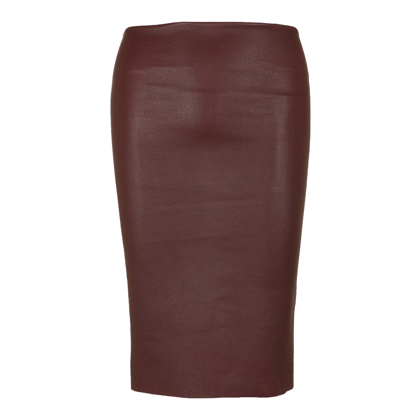 Leather skirts - dark brown