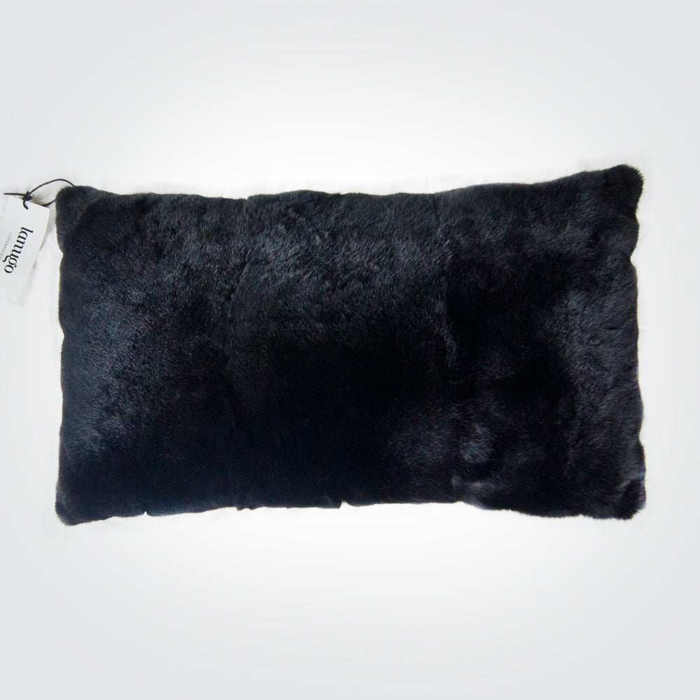 Homewear - rex rabbit - cushion - black