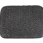 Laptop leather sleeve - black